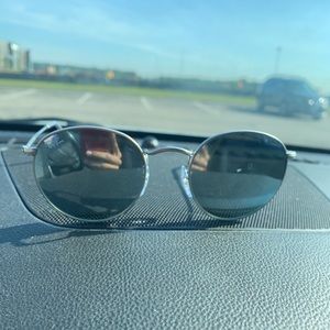 Ray Ban Round Metal Sunglasses